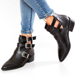 Madden Girl Cecily buckle ankle bootie